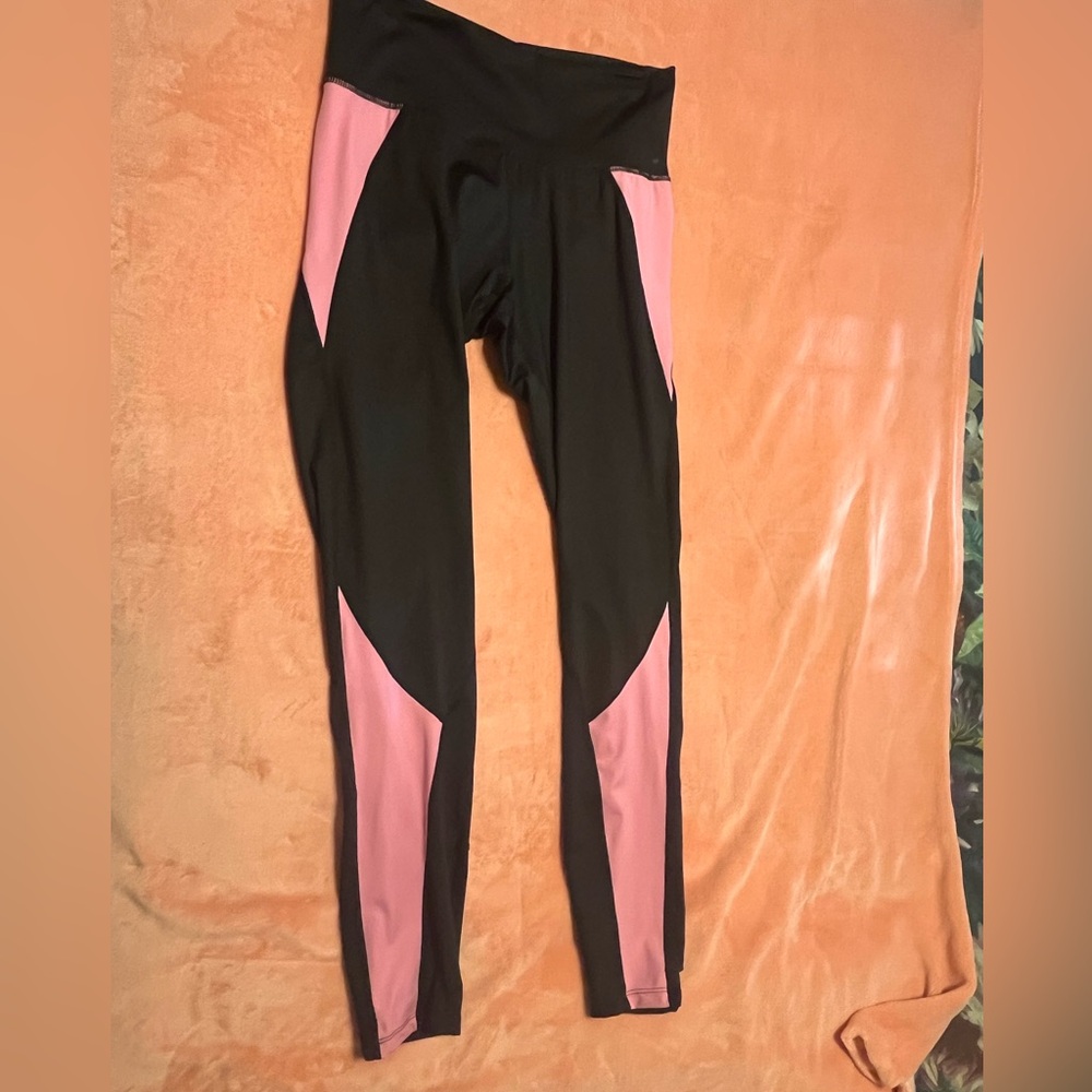 Toned By Ashy Bines Black and Pink Leggings